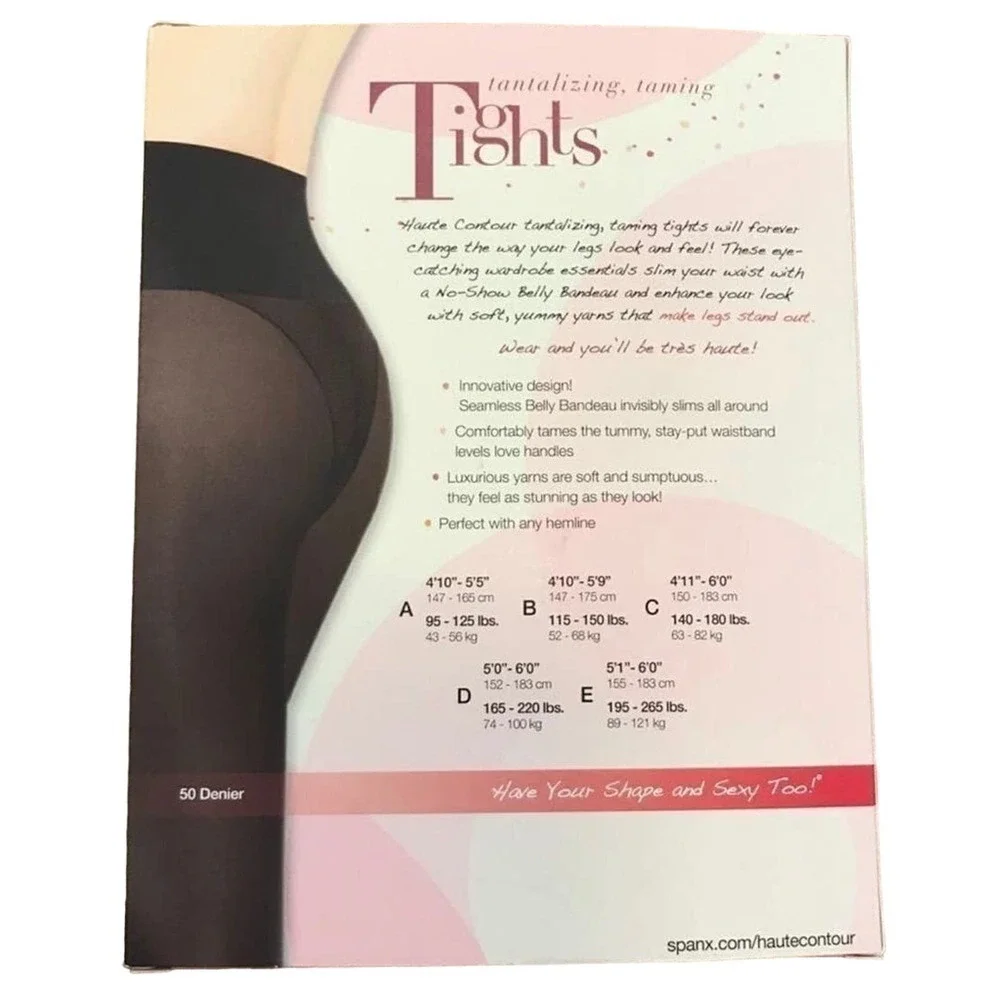 NEW Spanx Women Size 6 F Nude Fabulous Footless Tights